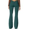 imageSunzel Flare Leggings Crossover Yoga Pants with Tummy Control HighWaisted and Wide LegForest Green