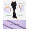 imageSunzel Flare Leggings for Women with Pockets Crossover Yoga Pants with Tummy Control High Waisted and Wide LegLight Brown
