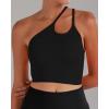 imageSunzel Free to Be Tank Crop Ribbed Tank Tops Seamless Racerback Camisoles No pad Camis Cropped Workout Gym YogaBlack Java Brown2pcscrop