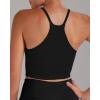 imageSunzel Free to Be Tank Crop Ribbed Tank Tops Seamless Racerback Camisoles No pad Camis Cropped Workout Gym YogaBlack2pcscrop