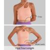 imageSunzel Free to Be Tank Crop Ribbed Tank Tops Seamless Racerback Camisoles No pad Camis Cropped Workout Gym YogaBlackblack2pcswaist Length