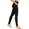 imageSunzel No Front Seam Workout Leggings for Women with Pockets High Waisted Compression Yoga Pants with Tummy Control 26quot Black Medium
