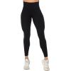 imageSunzel No Front Seam Workout Leggings for Women with Pockets High Waisted Compression Yoga Pants with Tummy Control 26quot Black Small