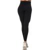 imageSunzel No Front Seam Workout Leggings for Women with Pockets High Waisted Compression Yoga Pants with Tummy Control 26quot Black Small