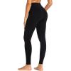imageSunzel Nunaked Workout Leggings for Women Tummy Control Compression Workout Gym Yoga Pants High Waist ampamp No Front Seam Black Small 28quot
