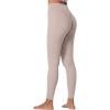 imageSunzel Nunaked Workout Leggings for Women Tummy Control Compression Workout Gym Yoga Pants No Front Seam ampamp High WaistBeige