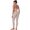 imageSunzel Nunaked Workout Leggings for Women Tummy Control Compression Workout Gym Yoga Pants No Front Seam ampamp High WaistBeige