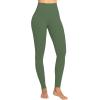 imageSunzel Nunaked Workout Leggings for Women Tummy Control Compression Workout Gym Yoga Pants No Front Seam ampamp High WaistBronze Green