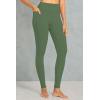 imageSunzel Nunaked Workout Leggings for Women Tummy Control Compression Workout Gym Yoga Pants No Front Seam ampamp High WaistBronze Green