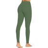 imageSunzel Nunaked Workout Leggings for Women Tummy Control Compression Workout Gym Yoga Pants No Front Seam ampamp High WaistBronze Green