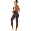 imageSunzel Nunaked Workout Leggings for Women Tummy Control Compression Workout Gym Yoga Pants No Front Seam ampamp High WaistBrown