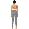 imageSunzel Nunaked Workout Leggings for Women Tummy Control Compression Workout Gym Yoga Pants No Front Seam ampamp High WaistCharcoal