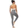 imageSunzel Nunaked Workout Leggings for Women Tummy Control Compression Workout Gym Yoga Pants No Front Seam ampamp High WaistCharcoal