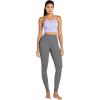 imageSunzel Nunaked Workout Leggings for Women Tummy Control Compression Workout Gym Yoga Pants No Front Seam ampamp High WaistCharcoal Gray