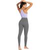 imageSunzel Nunaked Workout Leggings for Women Tummy Control Compression Workout Gym Yoga Pants No Front Seam ampamp High WaistCharcoal Gray