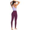 imageSunzel Nunaked Workout Leggings for Women Tummy Control Compression Workout Gym Yoga Pants No Front Seam ampamp High WaistCherry Red
