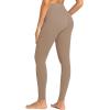 imageSunzel Nunaked Workout Leggings for Women Tummy Control Compression Workout Gym Yoga Pants No Front Seam ampamp High WaistCoca Mocha