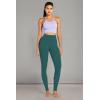imageSunzel Nunaked Workout Leggings for Women Tummy Control Compression Workout Gym Yoga Pants No Front Seam ampamp High WaistForest Green