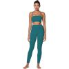 imageSunzel Nunaked Workout Leggings for Women Tummy Control Compression Workout Gym Yoga Pants No Front Seam ampamp High WaistForest Green