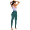 imageSunzel Nunaked Workout Leggings for Women Tummy Control Compression Workout Gym Yoga Pants No Front Seam ampamp High WaistForest Green