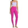 imageSunzel Nunaked Workout Leggings for Women Tummy Control Compression Workout Gym Yoga Pants No Front Seam ampamp High WaistHot Pink