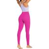 imageSunzel Nunaked Workout Leggings for Women Tummy Control Compression Workout Gym Yoga Pants No Front Seam ampamp High WaistHot Pink