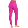 imageSunzel Nunaked Workout Leggings for Women Tummy Control Compression Workout Gym Yoga Pants No Front Seam ampamp High WaistHot Pink
