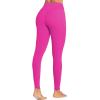 imageSunzel Nunaked Workout Leggings for Women Tummy Control Compression Workout Gym Yoga Pants No Front Seam ampamp High WaistHot Pink