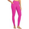 imageSunzel Nunaked Workout Leggings for Women Tummy Control Compression Workout Gym Yoga Pants No Front Seam ampamp High WaistHot Pink