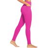 imageSunzel Nunaked Workout Leggings for Women Tummy Control Compression Workout Gym Yoga Pants No Front Seam ampamp High WaistHot Pink