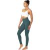 imageSunzel Nunaked Workout Leggings for Women Tummy Control Compression Workout Gym Yoga Pants No Front Seam ampamp High WaistJasper Green
