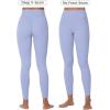 imageSunzel Nunaked Workout Leggings for Women Tummy Control Compression Workout Gym Yoga Pants No Front Seam ampamp High WaistLight Blue
