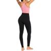 imageSunzel Nunaked Workout Leggings for Women Tummy Control Compression Workout Gym Yoga Pants No Front Seam ampamp High WaistLycra Black