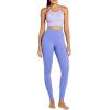 imageSunzel Nunaked Workout Leggings for Women Tummy Control Compression Workout Gym Yoga Pants No Front Seam ampamp High WaistPeriwinkle