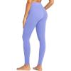 imageSunzel Nunaked Workout Leggings for Women Tummy Control Compression Workout Gym Yoga Pants No Front Seam ampamp High WaistPeriwinkle