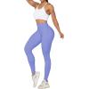 imageSunzel Nunaked Workout Leggings for Women Tummy Control Compression Workout Gym Yoga Pants No Front Seam ampamp High WaistPeriwinkle