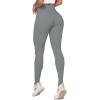 imageSunzel Nunaked Workout Leggings for Women Tummy Control Compression Workout Gym Yoga Pants No Front Seam ampamp High WaistPoppy Sead