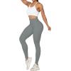 imageSunzel Nunaked Workout Leggings for Women Tummy Control Compression Workout Gym Yoga Pants No Front Seam ampamp High WaistPoppy Sead