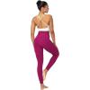 imageSunzel Nunaked Workout Leggings for Women Tummy Control Compression Workout Gym Yoga Pants No Front Seam ampamp High WaistSangria