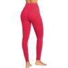 imageSunzel Nunaked Workout Leggings for Women Tummy Control Compression Workout Gym Yoga Pants No Front Seam ampamp High WaistViva Magenta