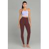 imageSunzel Nunaked Workout Leggings for Women Tummy Control Compression Workout Gym Yoga Pants No Front Seam ampamp High WaistWine Red
