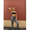 imageSunzel Scrunch Butt Lifting Leggings for Women High Waisted Seamless Workout Leggings Gym Yoga PantsTie Dye Gray
