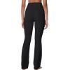 imageSunzel Sunzfly Invisible Butt Scrunch Flare Leggings for Women Mini Flared Yoga Pants with Tummy Control and High WaistBlack