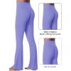 imageSunzel Sunzfly Invisible Butt Scrunch Flare Leggings for Women Mini Flared Yoga Pants with Tummy Control and High WaistPeriwinkle