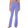 imageSunzel Sunzfly Invisible Butt Scrunch Flare Leggings for Women Mini Flared Yoga Pants with Tummy Control and High WaistPeriwinkle