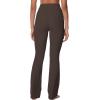 imageSunzel Sunzfly Invisible Butt Scrunch Flare Leggings for Women Mini Flared Yoga Pants with Tummy Control and High WaistSeal Brown