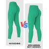 imageSunzel Sunzfly Invisible Butt Scrunch Workout Leggings for Women Butt Lifting High Waisted Gym Yoga Pants with Tummy ControlGolf Green
