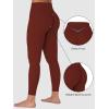 imageSunzel Sunzfly Invisible Butt Scrunch Workout Leggings for Women Butt Lifting High Waisted Gym Yoga Pants with Tummy ControlWine Red