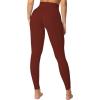 imageSunzel Sunzfly Invisible Butt Scrunch Workout Leggings for Women Butt Lifting High Waisted Gym Yoga Pants with Tummy ControlWine Red