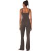 imageSunzel Womens Double Lined Tank Top Sleeveless Square Neck Crop Top Yoga ampamp Fitness Fitted Workout Casual Activewear ShirtSeal Brown
